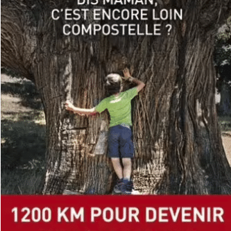 couverture du livre Dis maman c'est encore loin compostelle, de céline anaya gautier