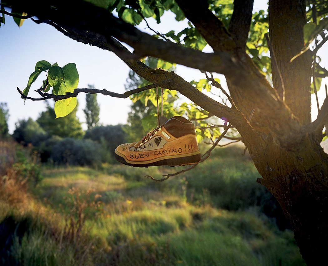 Chaussures suspendues — Buen Camino