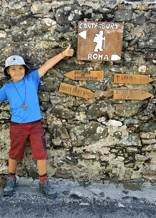 CIAO PELLEGRINO ! CHEMIN INITIATIQUE D'UN PETIT HOMME SUR LA VIA FRANCIGENA.
